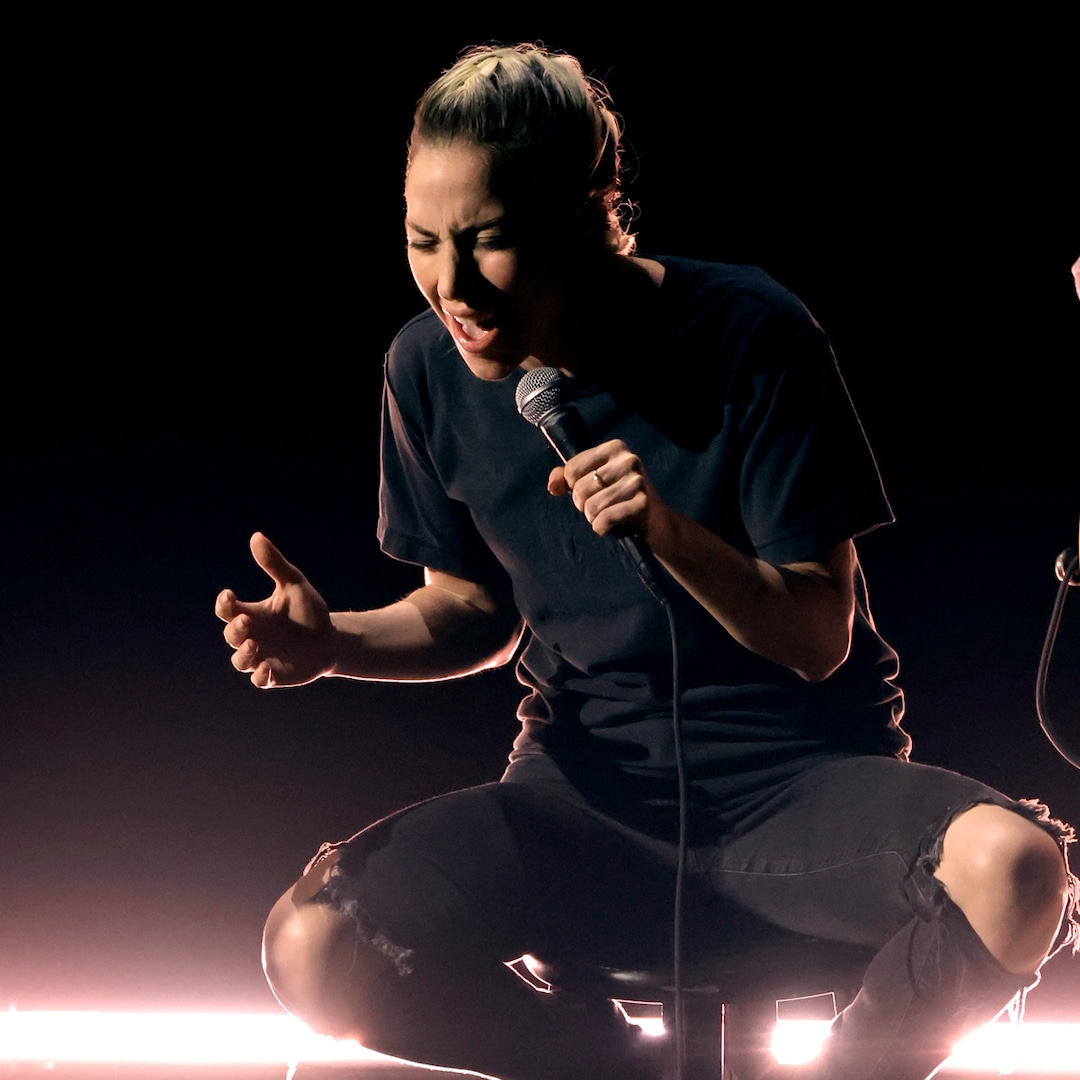 Lady Gaga Channels A Star Is Born in Stripped-Down Oscars Set Lady Gaga Channels A Star Is Born in Stripped-Down Oscars Set